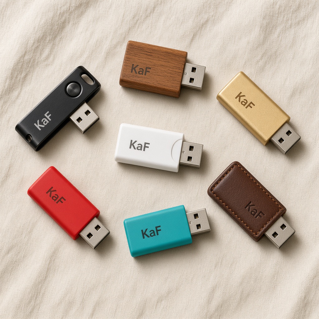 USB kľúče v kove, dreve a koži